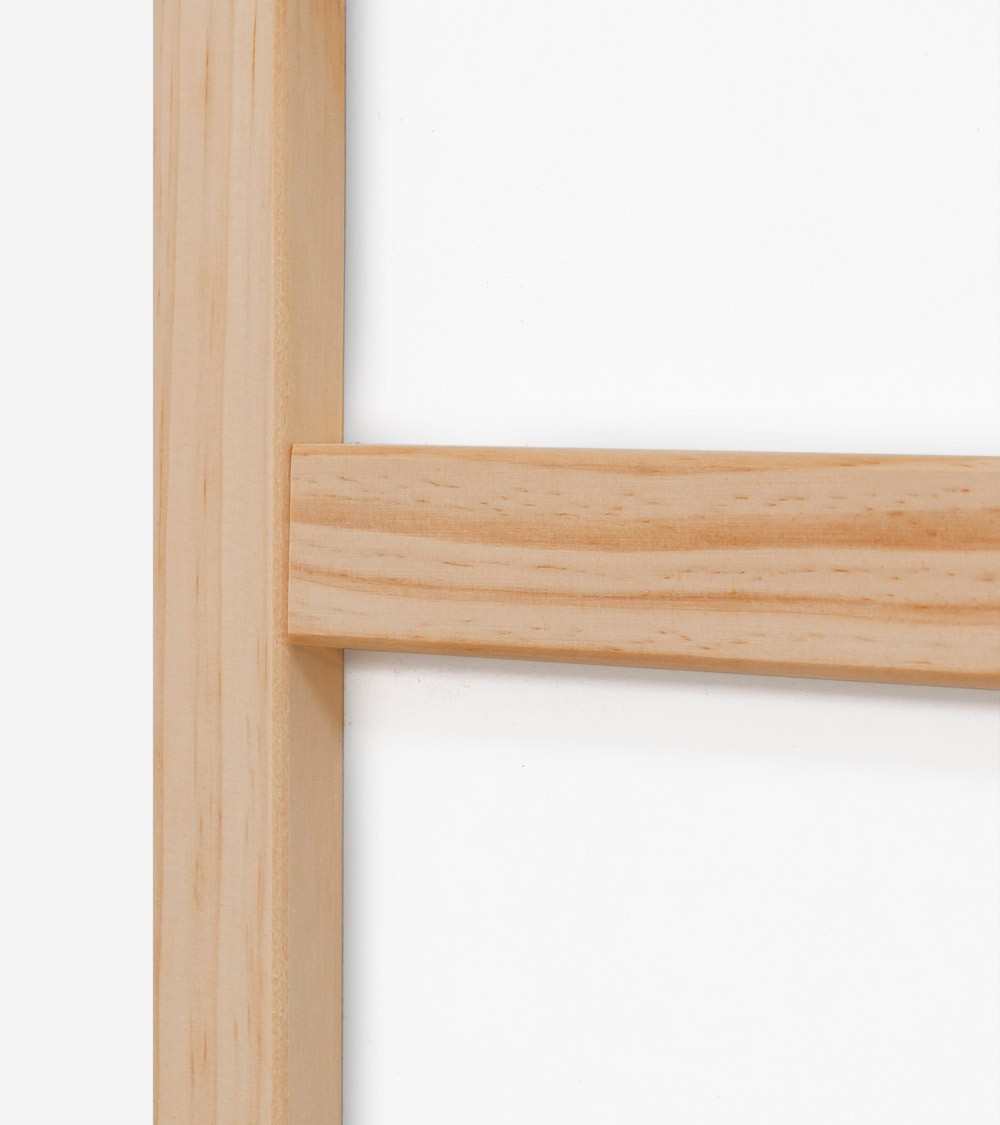 Separador de ambientes de madera para colgar - Estilo Quadro (11.4x11.4 in)  - 12 piezas
