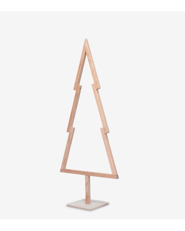 Arbol de Navidad de Madera en Forma de Abeto Altura 150 cm