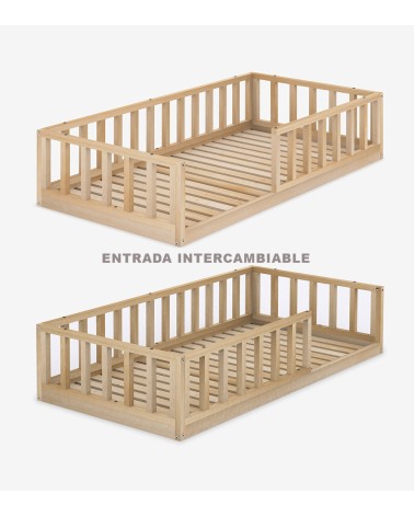 Entrada intercambiable a izquierda o derecha.